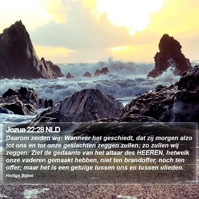 Jozua 22:28 NLD Bible Verse Image