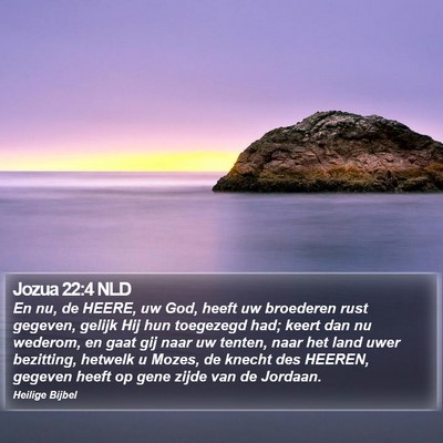 Jozua 22:4 NLD Bible Verse Image