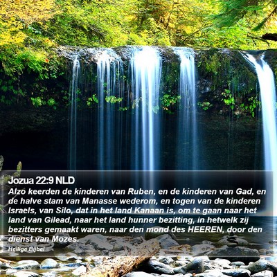 Jozua 22:9 NLD Bible Verse Image