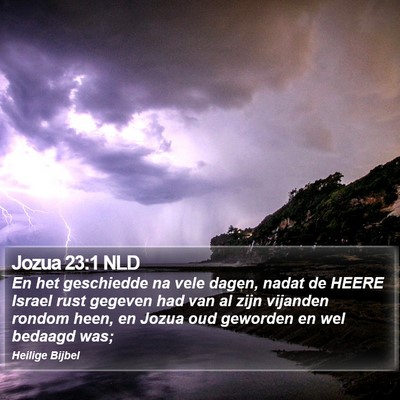 Jozua 23:1 NLD Bible Verse Image
