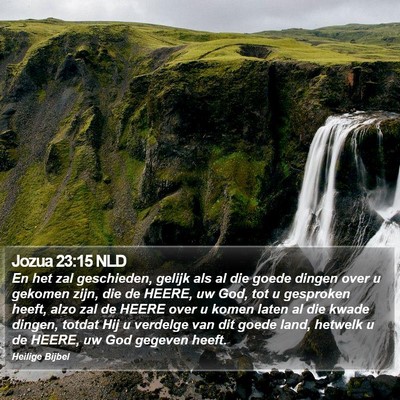 Jozua 23:15 NLD Bible Verse Image