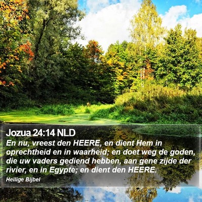 Jozua 24:14 NLD Bible Verse Image