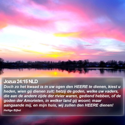 Jozua 24:15 NLD Bible Verse Image