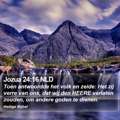 Jozua 24:16 NLD Bible Verse Image
