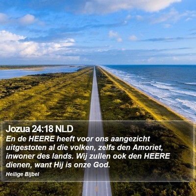 Jozua 24:18 NLD Bible Verse Image