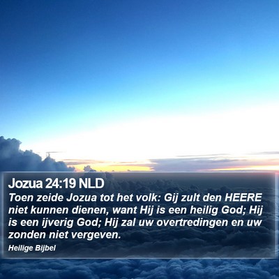 Jozua 24:19 NLD Bible Verse Image