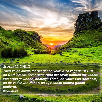 Jozua 24:2 NLD Bible Verse Image