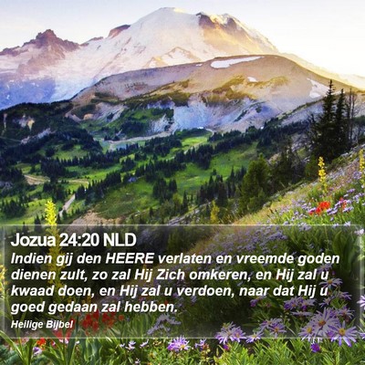 Jozua 24:20 NLD Bible Verse Image