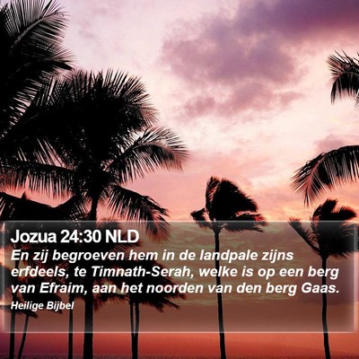 Jozua 24:30 NLD Bible Verse Image