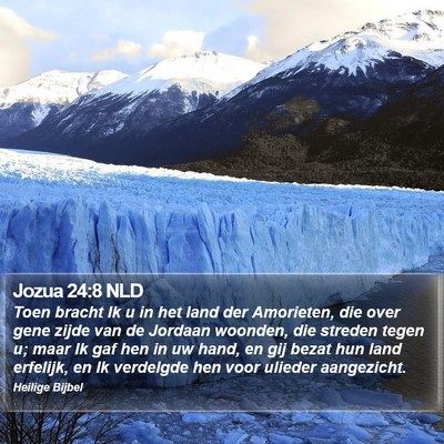 Jozua 24:8 NLD Bible Verse Image