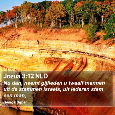 Jozua 3:12 NLD Bible Verse Image