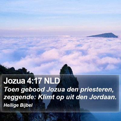 Jozua 4:17 NLD Bible Verse Image