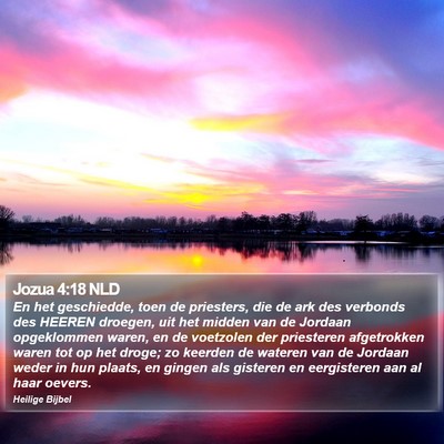 Jozua 4:18 NLD Bible Verse Image