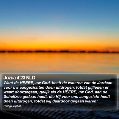 Jozua 4:23 NLD Bible Verse Image