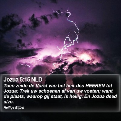 Jozua 5:15 NLD Bible Verse Image