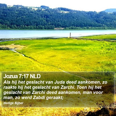 Jozua 7:17 NLD Bible Verse Image