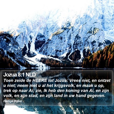 Jozua 8:1 NLD Bible Verse Image