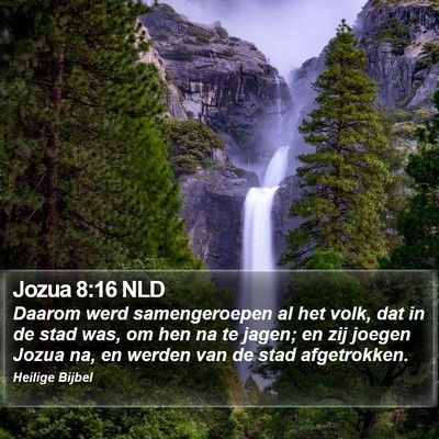Jozua 8:16 NLD Bible Verse Image