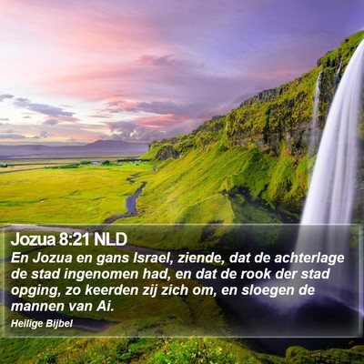 Jozua 8:21 NLD Bible Verse Image