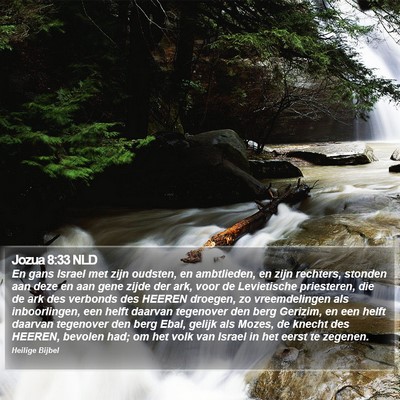 Jozua 8:33 NLD Bible Verse Image