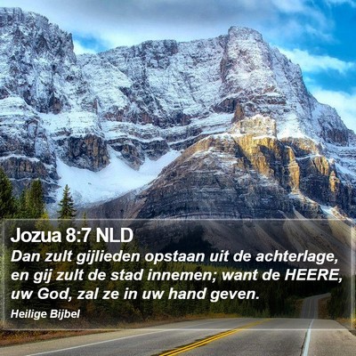 Jozua 8:7 NLD Bible Verse Image