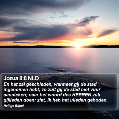 Jozua 8:8 NLD Bible Verse Image
