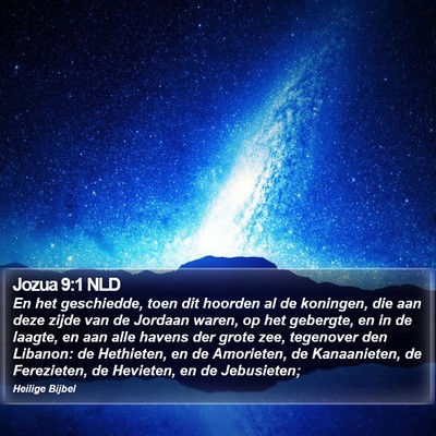 Jozua 9:1 NLD Bible Verse Image