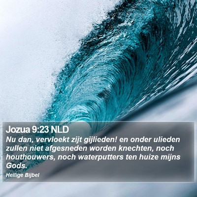 Jozua 9:23 NLD Bible Verse Image