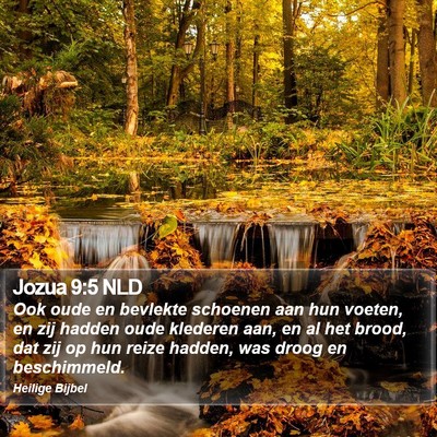 Jozua 9:5 NLD Bible Verse Image