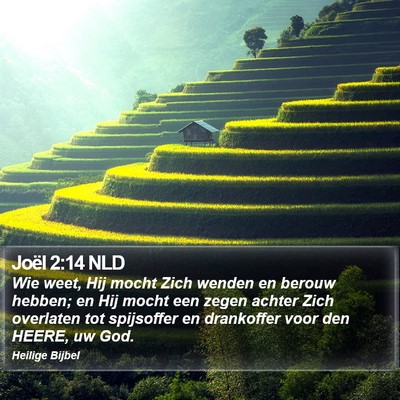 Joël 2:14 NLD Bible Verse Image