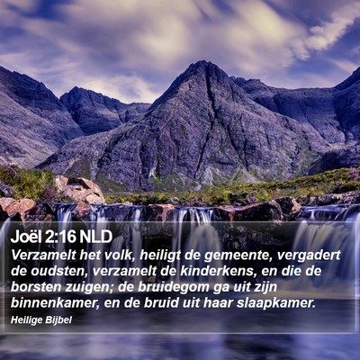 Joël 2:16 NLD Bible Verse Image