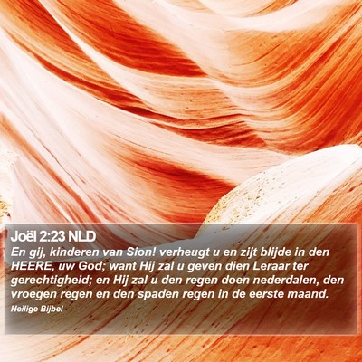 Joël 2:23 NLD Bible Verse Image
