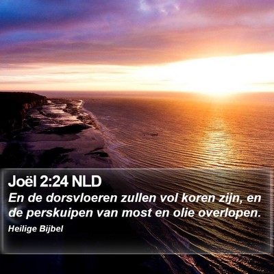 Joël 2:24 NLD Bible Verse Image