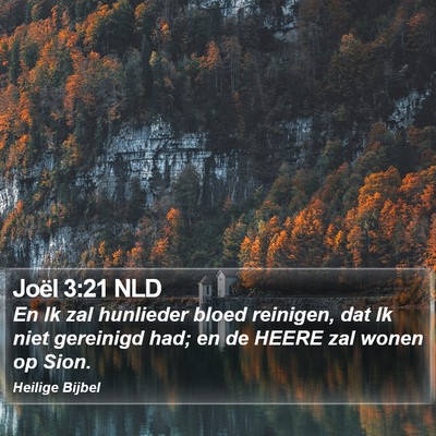 Joël 3:21 NLD Bible Verse Image