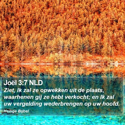 Joël 3:7 NLD Bible Verse Image