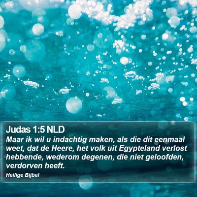 Judas 1:5 NLD Bible Verse Image