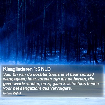 Klaagliederen 1:6 NLD Bible Verse Image