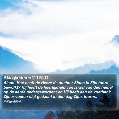 Klaagliederen 2:1 NLD Bible Verse Image