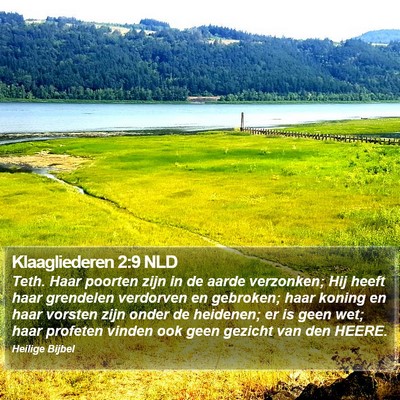 Klaagliederen 2:9 NLD Bible Verse Image