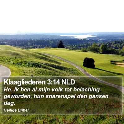 Klaagliederen 3:14 NLD Bible Verse Image