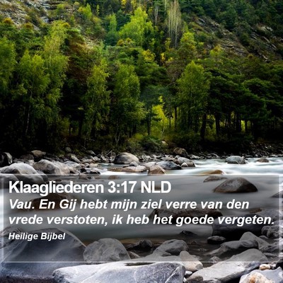 Klaagliederen 3:17 NLD Bible Verse Image