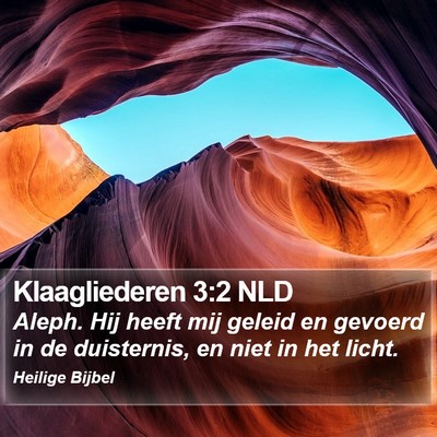 Klaagliederen 3:2 NLD Bible Verse Image