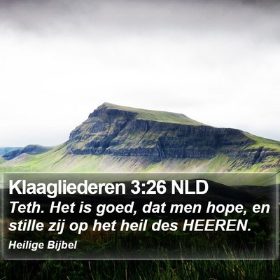 Klaagliederen 3:26 NLD Bible Verse Image