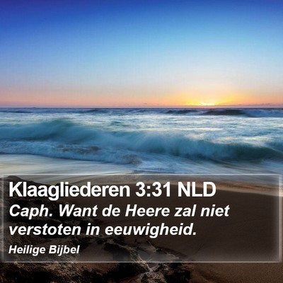 Klaagliederen 3:31 NLD Bible Verse Image