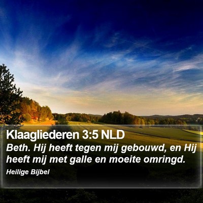 Klaagliederen 3:5 NLD Bible Verse Image