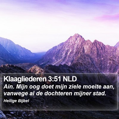 Klaagliederen 3:51 NLD Bible Verse Image