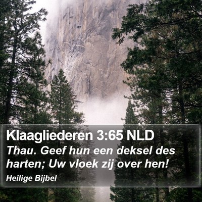 Klaagliederen 3:65 NLD Bible Verse Image