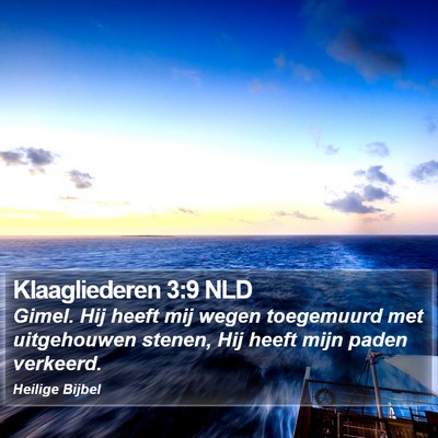 Klaagliederen 3:9 NLD Bible Verse Image
