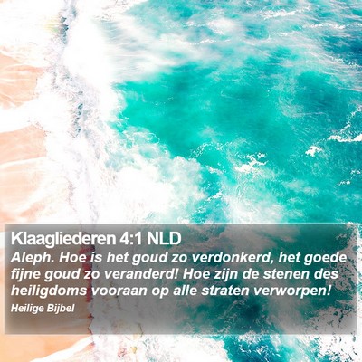 Klaagliederen 4:1 NLD Bible Verse Image