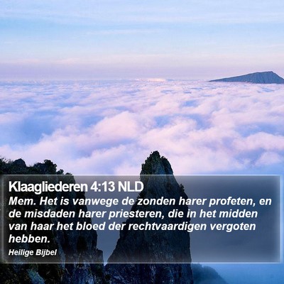 Klaagliederen 4:13 NLD Bible Verse Image